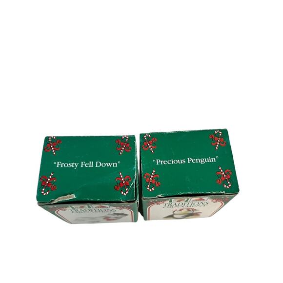 Citgo 7 Eleven Traditions Christmas Ornament Vintage 1993 In Box Frosty Penguin - Picture 10 of 12